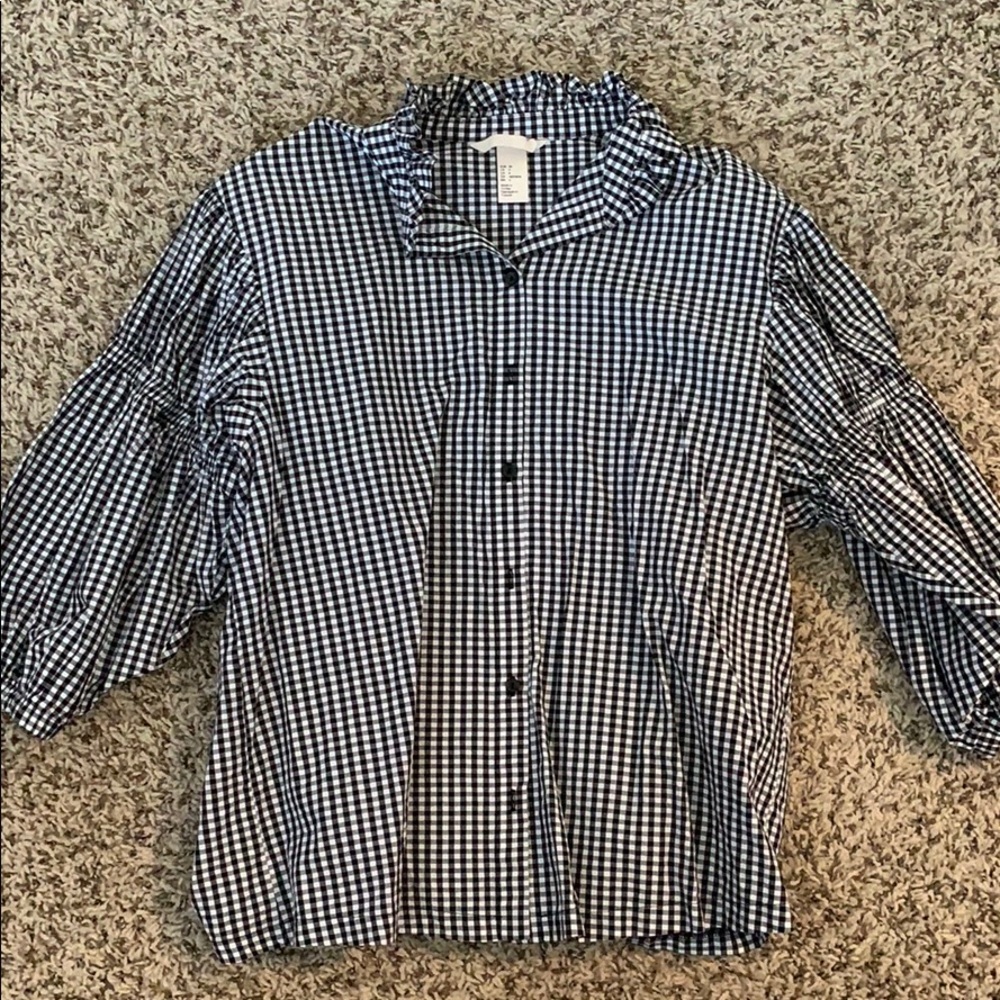 Gingham blouse